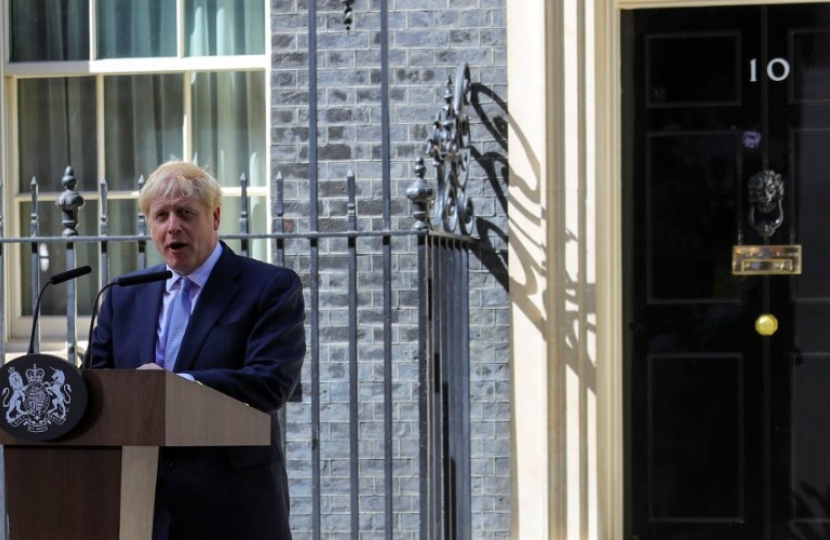 Prime Minister Boris Johnson in Downing St