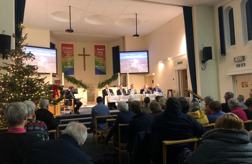 Newcastle-under-Lyme election hustings 2019, Newcastle Baptist Church