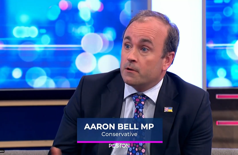 Aaron Bell MP on Peston
