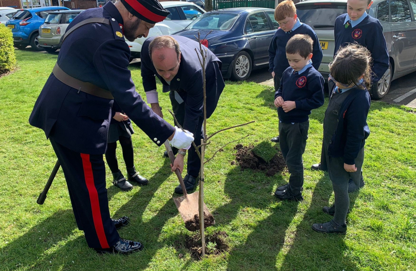 TREE PLANTING FOR THE QUEEN'S PLATINUM JUBILEE 