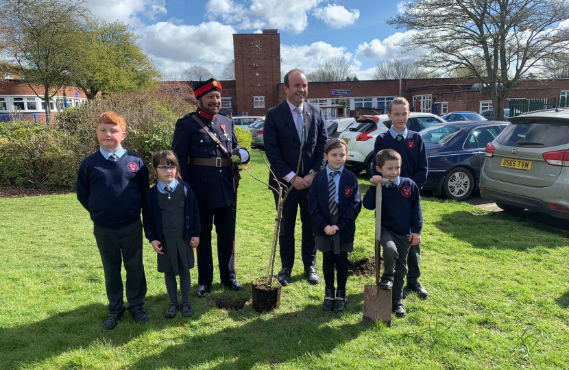 TREE PLANTING FOR THE QUEEN'S PLATINUM JUBILEE 