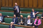 Aaron in Parliament praising the new Staffordshire Treatment Suite