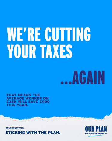 We're cutting your taxes