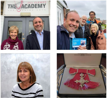 Photos of those from Newcastle who were recognised in the NY Honours List